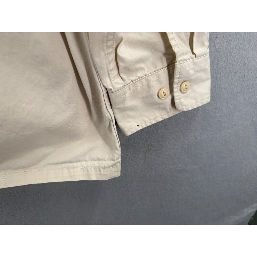 Vans Bayview Shirt Mens XXL Cream Shacket Skate Utility Y2K Chore Coat Work - Picture 2 of 11